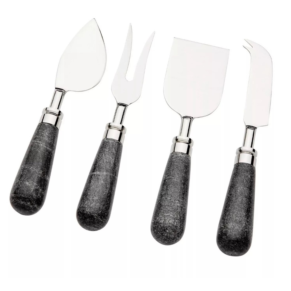 Pottery Barn Set of 4 Cheese Knives NIB